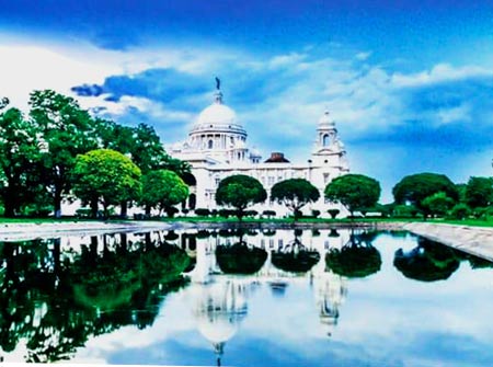 Victoria Memorial Greetings Card with Wrapper and Ribbon (Copy)